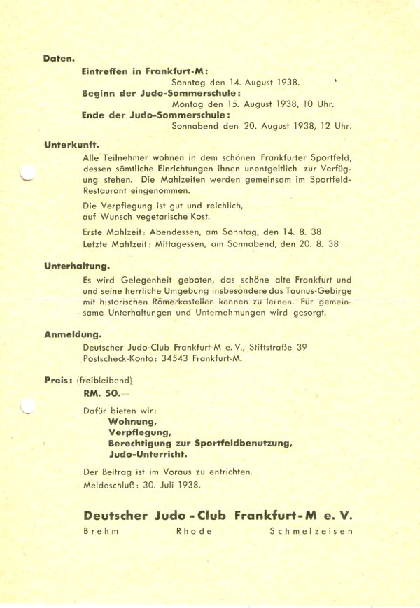Vierte internationalen Judo-Sommerschule des 1. DJC, Seite 3